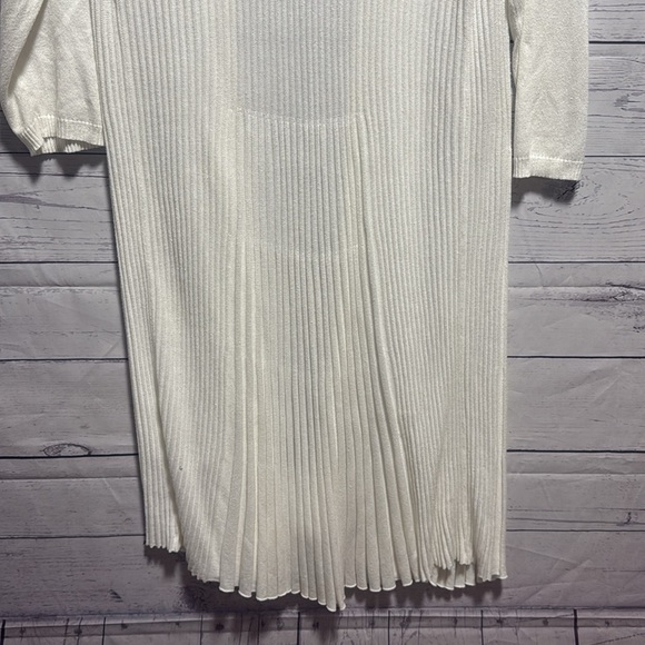 Ronen Chen Long Cream white Cardigan - Picture 8 of 9